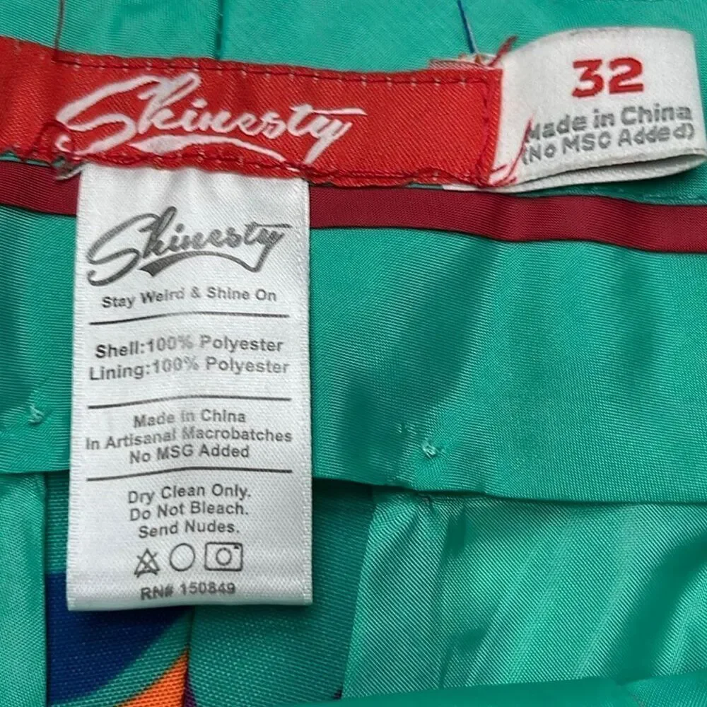 Shinesty - The Cruise Ship Casanova - Vibrant Tropical Hawaiian Summer Suit Size